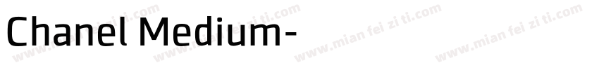 Chanel Medium字体转换